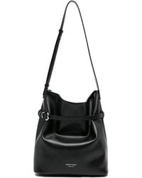Emporio Armani - Buckle Strap Bucket Bag - Lyst