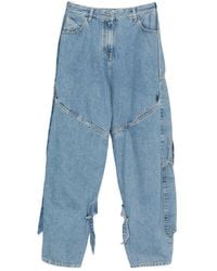 The Attico - Knotted Jeans - Lyst