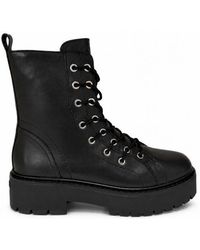Pinko - Leather Rubber Shoes - Lyst