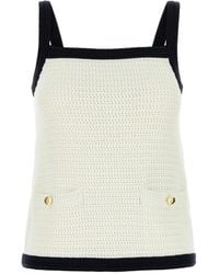 Gucci - Stretch Crochet Tank Top - Lyst