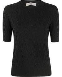 D.exterior - Merinos Short Sleeves Round Neck - Lyst