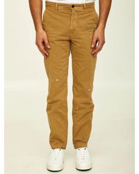 Incotex - Camel Cotton Trousers - Lyst