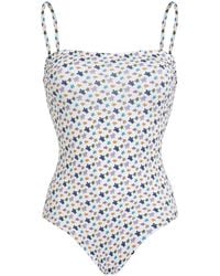 Vilebrequin - Turtle Print One-Piece Swimsuit With Thin Straps - Lyst