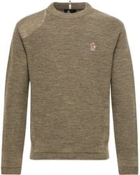 Moncler - Crew Neck Tricot Sweater - Lyst