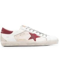 Golden Goose - Super-Star Distressed-Effect Sneakers - Lyst