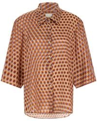 Dries Van Noten - Oversized Polka Dot Shirt - Lyst