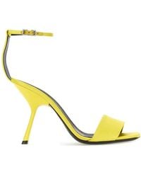 Sergio Rossi - Satin Sandals With Delicate Ankle Strap - Lyst