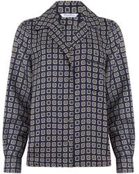 Max Mara - Silk Printed Shirt - Lyst