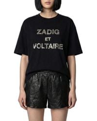 Zadig & Voltaire - Zadig&Voltaire Tedda T-Shirt - Lyst