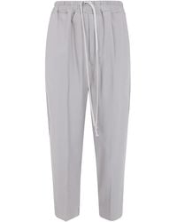 Rick Owens - "Drawstring Astaires" Cropped Trousers - Lyst