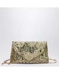 Dries Van Noten - Jacquard Fabric Bag With Floral Pattern - Lyst