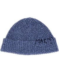 Marni - Beanie Hat With Mending" Embroidery - Lyst