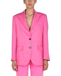 MSGM - Single-Breasted Jacket - Lyst