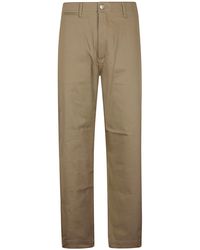 Edwin - Cotton Wide Leg Trousers - Lyst