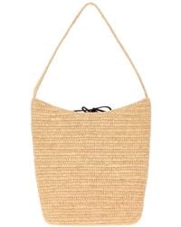 The Row - Raffia Alma Mini Shoulder Handbag - Lyst