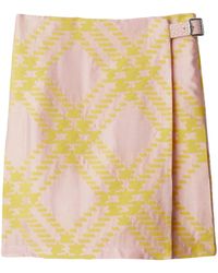 Burberry - And Check Kilt - Lyst