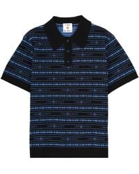 CASABLANCA - Multicolour Wool Polo Shirt - Lyst