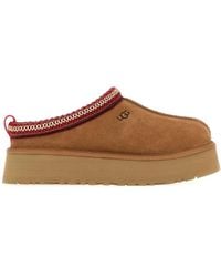 UGG - Chestnut Suede Leather Tazz Ii Slippers - Lyst