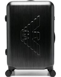 Emporio Armani - Gunmetal Abs Trolley - Lyst