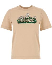 Burberry - Skin Cotton T-Shirt - Lyst