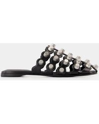 Alexander Wang - Leather Rexa Slippers - Lyst
