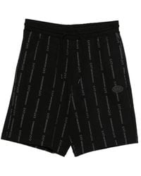 EA7 - Logo-Print Shorts - Lyst
