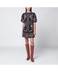 FARM Rio - Belle Garden Mini Dress With Belt - Lyst