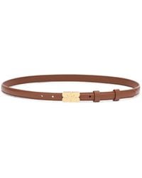 Ganni - Leather Polyester Belt - Lyst