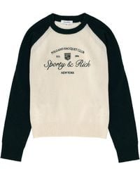 Sporty & Rich - Sporty&Rich Jersey With Logo - Lyst