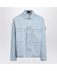 Stone Island - Denim Raw Coach Jacket - Lyst