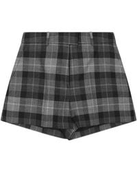 Dior - Laine Tartan Shorts - Lyst