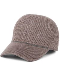 Brunello Cucinelli - Cashmere Baseball Cap - Lyst