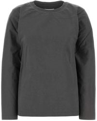 Jil Sander - T-Shirt Cn Ls W/Back Hole - Lyst