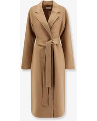 The Dynamis Studio - Milan Belted Wool Coat - Lyst