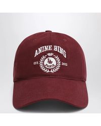 Anine Bing - Baseball Cap With Embroidered Logo - Lyst