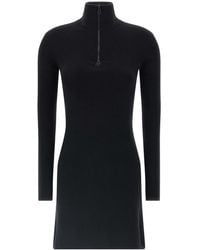 Courreges - Merino Wool Short Dress - Lyst
