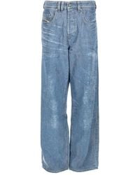 DIESEL - High Rise Jeans - Lyst