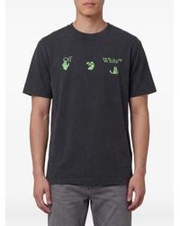 Off-White c/o Virgil Abloh - Bacco Arrow Skate Cotton T-Shirt - Lyst