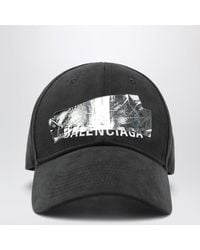 Balenciaga - Baseball Cap With Graphic Logo Patch - Lyst