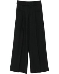 Closed - Wool Blend Trousers - Lyst