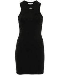 Off-White c/o Virgil Abloh - Mini Dress With Logo - Lyst