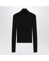 Frankie Shop - Sade Merino Wool And Silk Sweater - Lyst