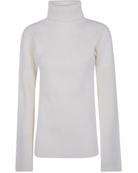 TOTEME - Slit Sleeves Knit - Lyst