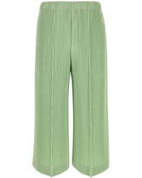 Homme Plissé Issey Miyake - Homme Plisse' Issey Miyake Pastel Polyester Pant - Lyst