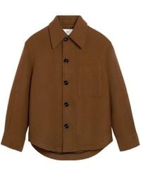 Ami Paris - Point-Collar Shirt Jacket - Lyst