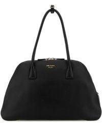 Prada - Leather Medium Shopping Bag - Lyst