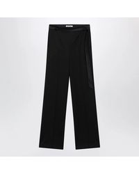 The Attico - Virgin Wool Tuxedo Trousers - Lyst