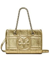 Tory Burch - Mini Fleming Soft Metalling Chain Quilted Tote Bag - Lyst
