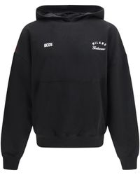 Gcds - Hooded Sweatshirt With Back Band Logo - Lyst