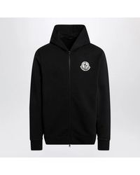 Moncler - Cotton Hoodie With Logo - Lyst